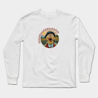 Van Gogh style Screaming Man Long Sleeve T-Shirt